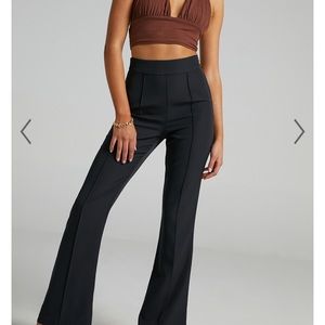 Black Flared Pants